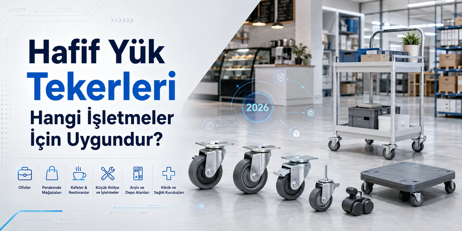 Hafif Yük Tekerleri Hangi İşletmeler için Uygundur?